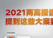 2021年两高报告，提到了这些大案要案